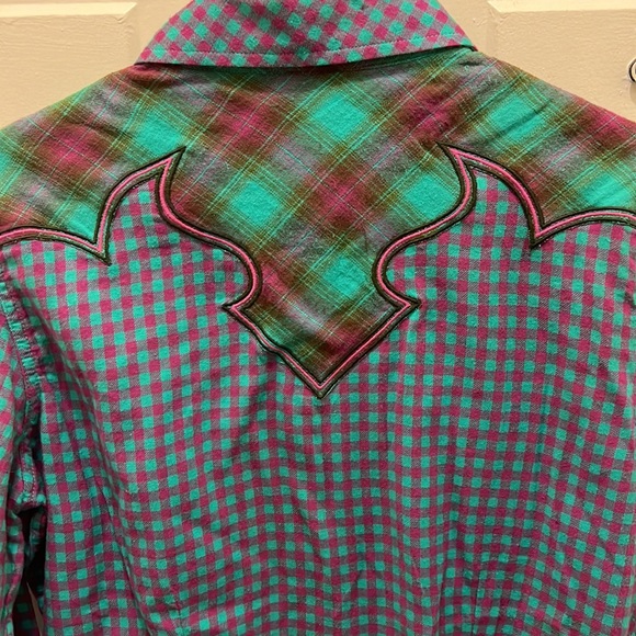 Ryan Michael western shirt ladies size large - Picture 7 of 8